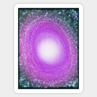 Pink milky way Sticker